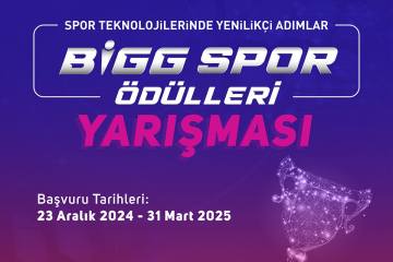 BİGG Spor Ödülleri Yarışması'na başvurular devam ediyor